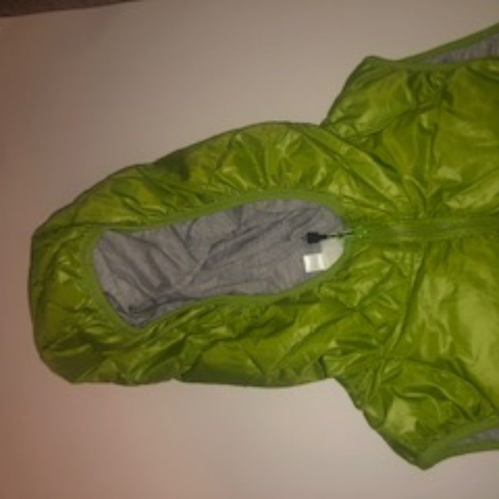 Green Tangerine Hooded Puffer Vest
